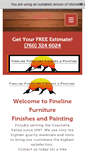 Mobile Screenshot of finelinefinishesandpainting.com